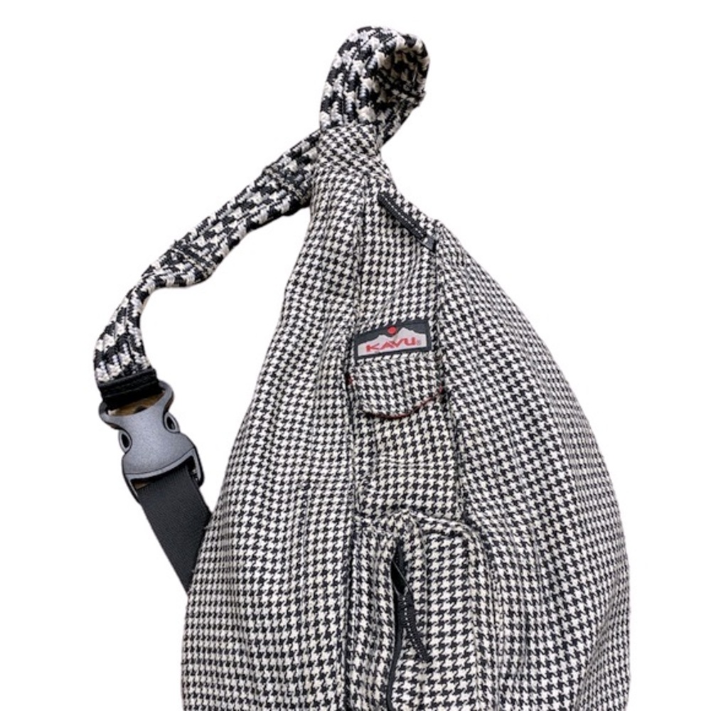 Kavu black checkered backpack